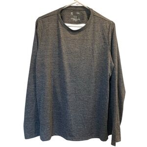 Xersion Women’s Gray Long Sleeve Workout Shirt Size XXL